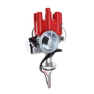 TSP Ready to Run Distributor; Mopar SB; Female; Red