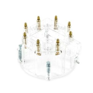 TSP HEI Distributor Cap; 8 Cylinder Male; Clear