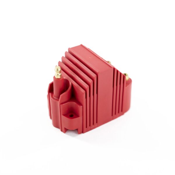 TSP Compact Red Square E-Core Ignition Coil; 40;000 Volts