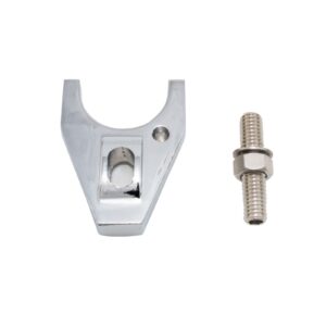 TSP Distributor Hold Down Clamp; Chevrolet V8; Silver