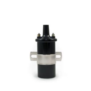 TSP Ignition Coil; Oil-Filled Canister Style; Female Socket; Black