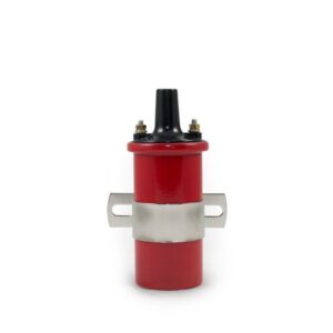TSP Ignition Coil; Oil-Filled Canister Style; Female Socket; Red