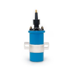 TSP Ignition Coil; Oil-Filled Canister Style; Male Socket; Blue