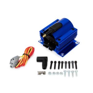 TSP Ignition Coil; Square E-Core External; Blue