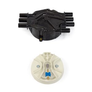 TSP Cap and Rotor Kit; Chevrolet Vortec V6; Black