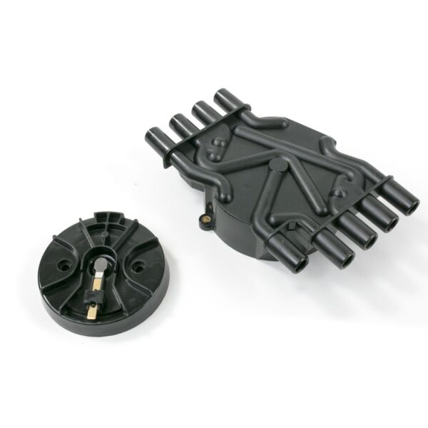 TSP Cap and Rotor Kit; Chevrolet Vortec V8; Black
