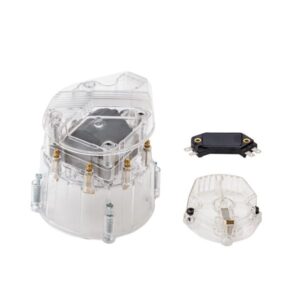 TSP HEI Distributor Super Cap Tune Up Kit; 8 Cylinder Male; Clear