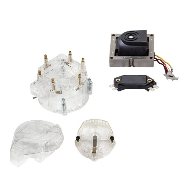TSP HEI Distributor Super Cap Tune Up Kit; 6 Cylinder Male; Clear