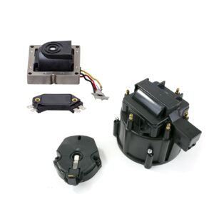 TSP HEI Distributor Standard Cap Tune Up Kit; 6 Cylinder Male; Black