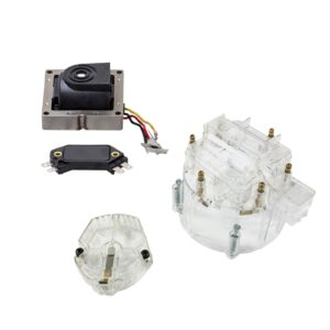 TSP HEI Distributor Standard Cap Tune Up Kit; 6 Cylinder Male; Clear