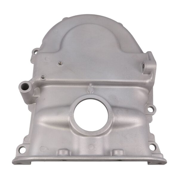 Timing Cover; Ford FE Big Block V8; Satin Aluminum