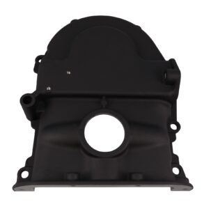 Timing Cover; Ford FE Big Block V8; Black Aluminum