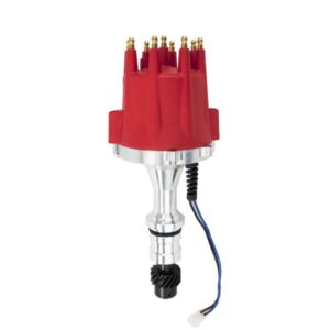 TSP Pro Series Pro Billet Distributor; Oldsmobile V8 Gen. 2 (260; 370); Red