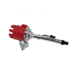 TSP Pro Series Ready to Run Distributor; Chevy SB & BB; Female; Red