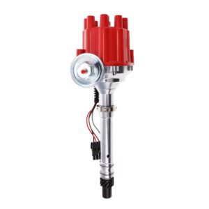 TSP Pro Series Ready to Run Distributor; Chevy SB & BB; Female; Red