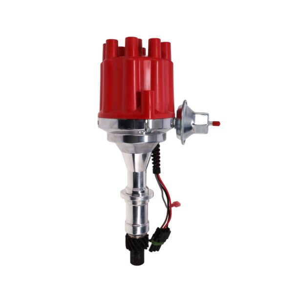 TSP Pro Series Ready to Run Distributor; Pontiac V8; Female; Red
