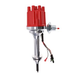 TSP Pro Series Ready to Run Distributor; Mopar SB 383-400; Female; Red
