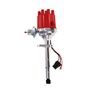 TSP Pro Series Ready to Run Distributor; Ford Flathead; Female; Red