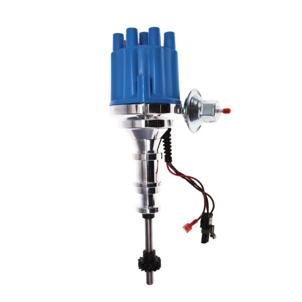 TSP Pro Series Ready to Run Distributor; Ford Y-Block; Female; Blue