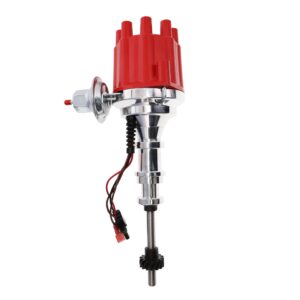 TSP Pro Series Ready to Run Distributor; Ford Y-Block; Female; Red