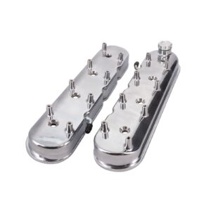 TSP Valve Covers; Cast Alum.; with Coil Mounts LS; Polished