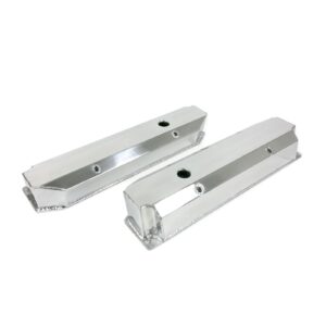 TSP Valve Covers; Fab. Alum.; Long Bolt with Holes Chrysler BB; Polished