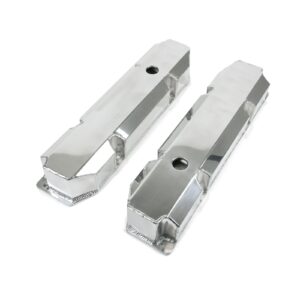 TSP Valve Covers; Fab. Alum.; Short Bolt with Holes Chrysler BB; Polished
