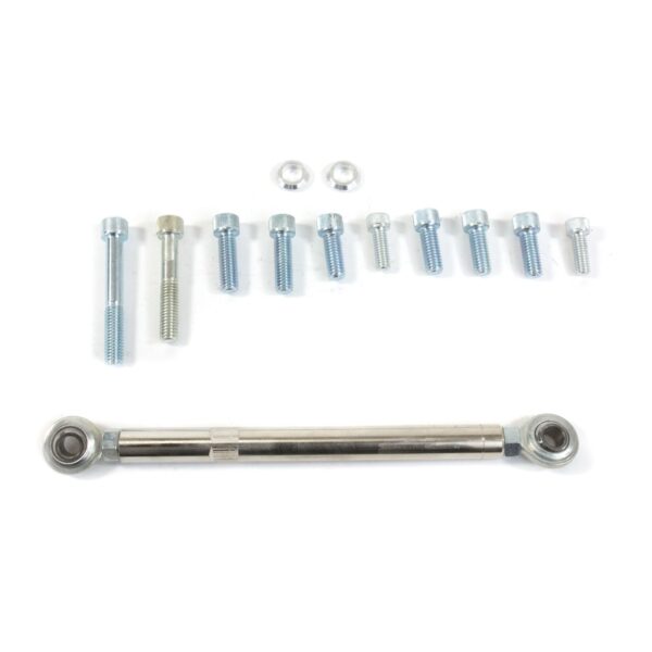 TSP Alternator 10SI Bracket; Aluminum SBC Short Water Pump; Polished