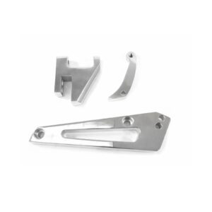 TSP Alternator 10SI Bracket; Aluminum BBC Short Water Pump; Polished