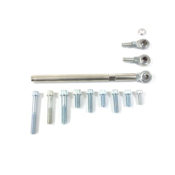 TSP Alternator 10SI Bracket; Aluminum BBC Short Water Pump; Polished