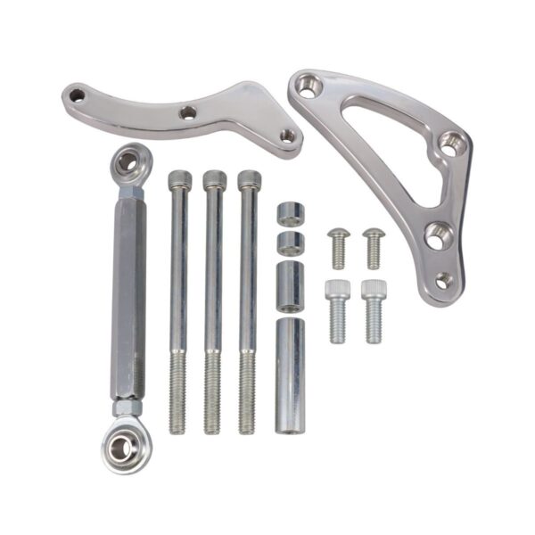 Chrysler Small Block Alternator Bracket; Aluminum; Polished