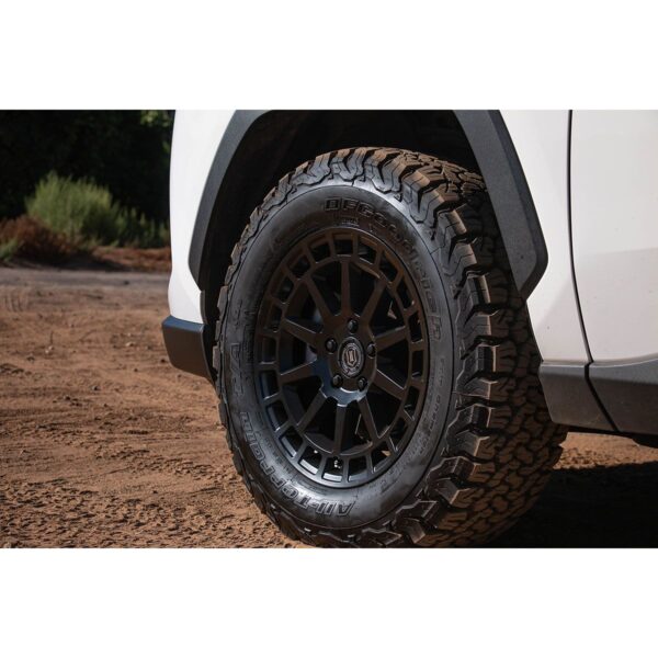 ICON ALLOYS JOURNEY SAT BLK - 17 X 8 / 5 X 4.5 / 38 MM / 6" BS