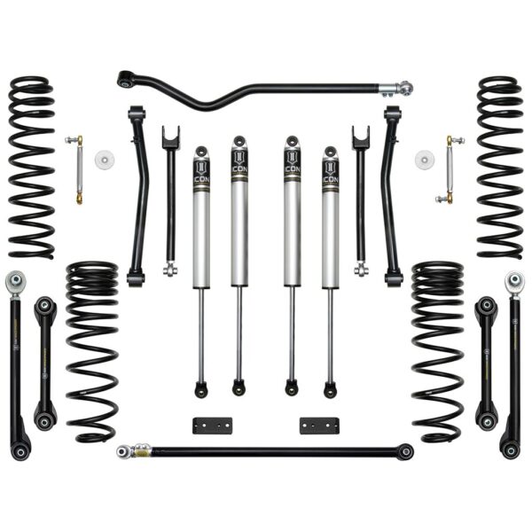 20-UP JEEP GLADIATOR 2.5" STAGE 5 SUSPENSION SYSTEM (TUBULAR)
