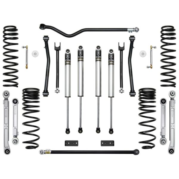 20-UP JEEP GLADIATOR 2.5" STAGE 5 SUSPENSION SYSTEM (BILLET)