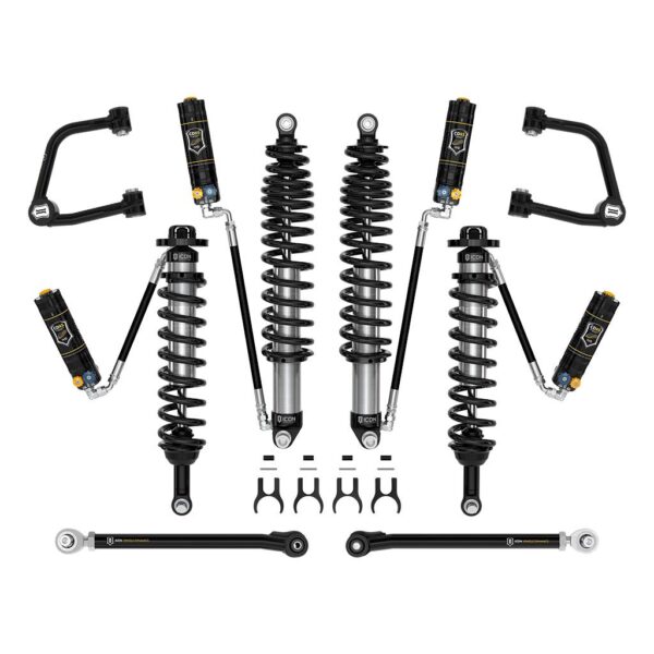 ICON 2021-2023 Ford Bronco, Sasquatch, 2-3" Lift, Stage 6 Suspension System, CDXS, Tubular, Heavy Rate Rear Spring