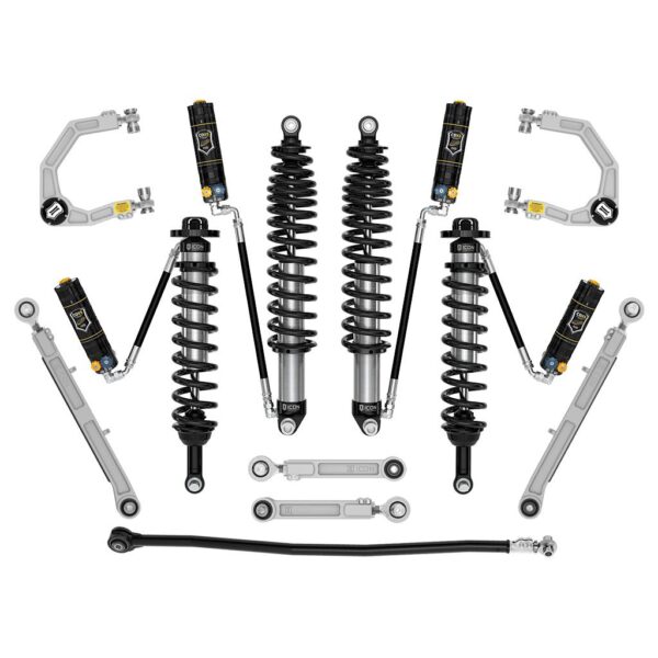 ICON 2021-2023 Ford Bronco, Sasquatch, 2-3" Lift, Stage 7 Suspension System, CDXS, Billet, Heavy Rate Rear Spring