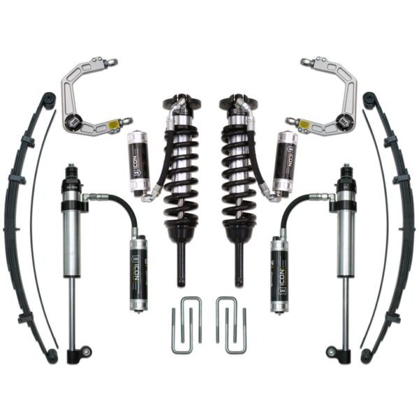 ICON 2005-2015 Toyota Tacoma 0-3.5" Lift/2016-2023 Tacoma 0-2.75" Lift, Stage 9 Suspension System, Billet UCA