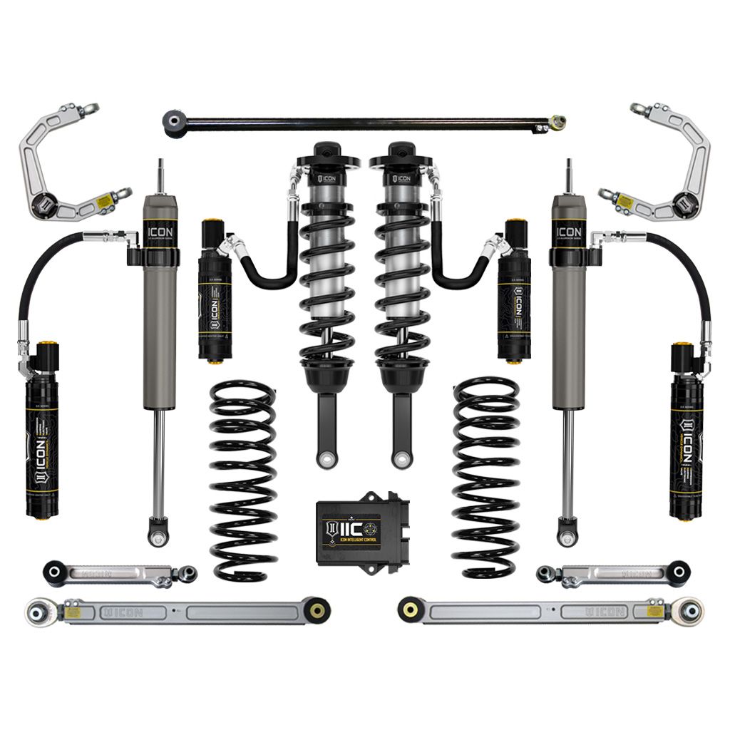 ICON 2010-2024 Toyota 4Runner, 0-3.5" Lift Stage 9 Suspension System, Billet UCA