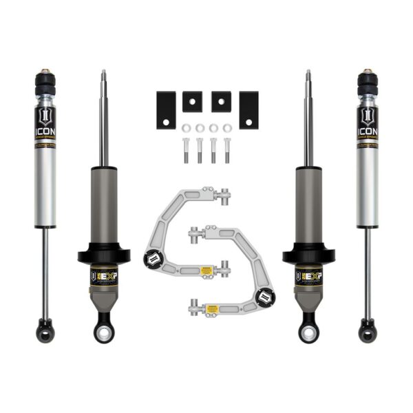 ICON 2022-2025 Toyota Tundra, 0-3" Lift, Stage 2, 2.5 EXP Suspension System, Billet
