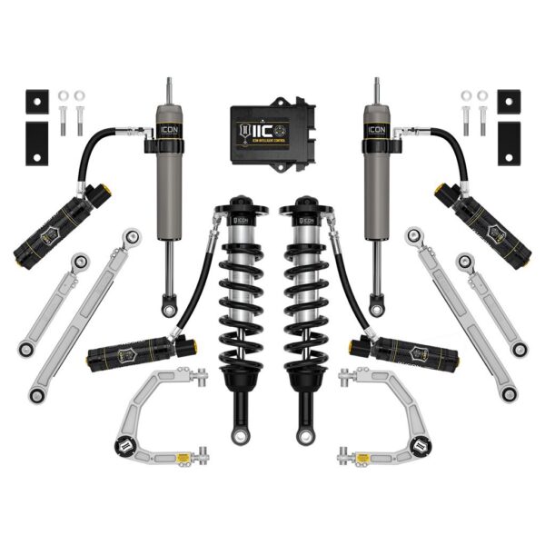 ICON 2022-2025 Toyota Tundra, 1.25-3.5" Lift, Stage 13, 2.5 Suspension System, Billet