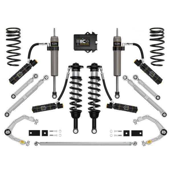 ICON 2022-2025 Toyota Tundra, 1.25-3.5" Lift, Stage 14 (TRD), 2.5 Suspension System, Billet