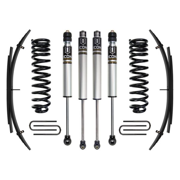 ICON 2020-2022 Ford F-250/F-350 Super Duty 4WD, 2.5" Lift, Stage 1 Suspension System w/ Expansion Packs