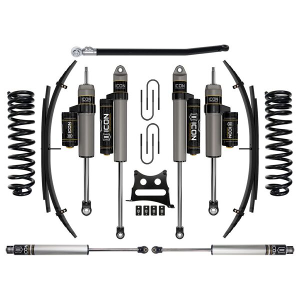 ICON 2008-2010 Ford F-250/F-350 Super Duty 4WD Diesel, 2.5" Lift, Stage 4 Suspension System w/ Expansion Packs