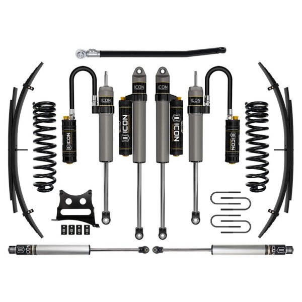 ICON 2008-2010 Ford F-250/F-350 Super Duty 4WD Diesel, 2.5" Lift, Stage 5 Suspension System w/ Expansion Packs
