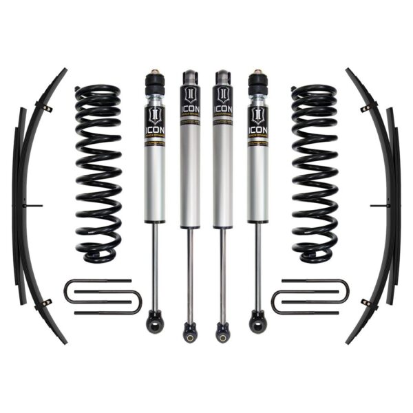 ICON 2011-2016 Ford F-250/F-350 Super Duty 4WD Diesel, 2.5" Lift, Stage 1 Suspension System w/ Expansion Packs