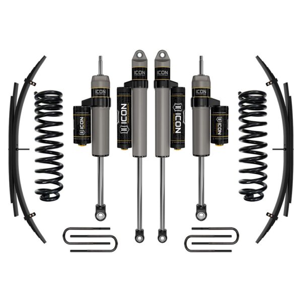 ICON 2011-2016 Ford F-250/F-350 Super Duty 4WD Diesel, 2.5" Lift, Stage 3 Suspension System w/ Expansion Packs