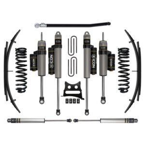 ICON 2011-2016 Ford F-250/F-350 Super Duty 4WD Diesel, 2.5" Lift, Stage 4 Suspension System w/ Expansion Packs