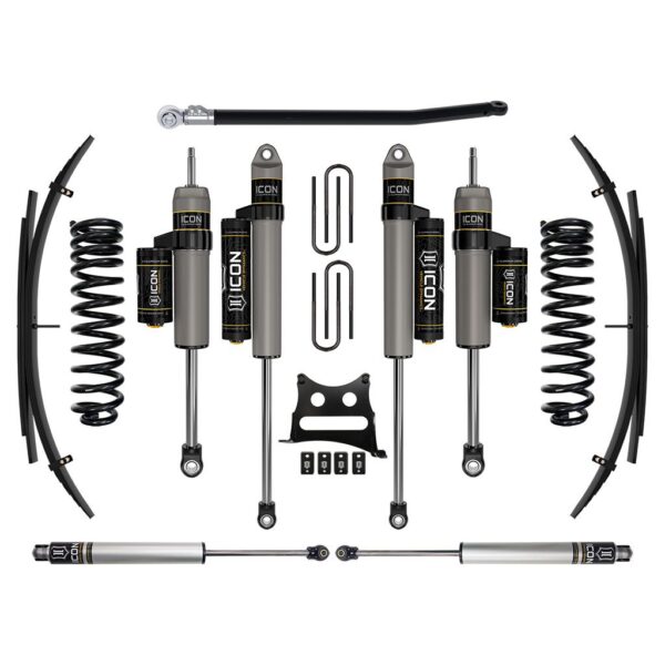 ICON 2011-2016 Ford F-250/F-350 Super Duty 4WD Diesel, 2.5" Lift, Stage 4 Suspension System w/ Expansion Packs