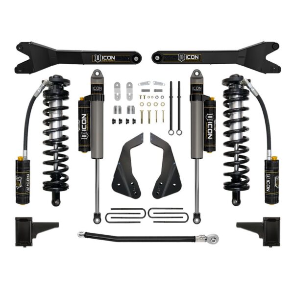 05-07 FORD F250/F350 4-5.5" STAGE 4 COILOVER CONVERSION SYSTEM W RADIUS ARM