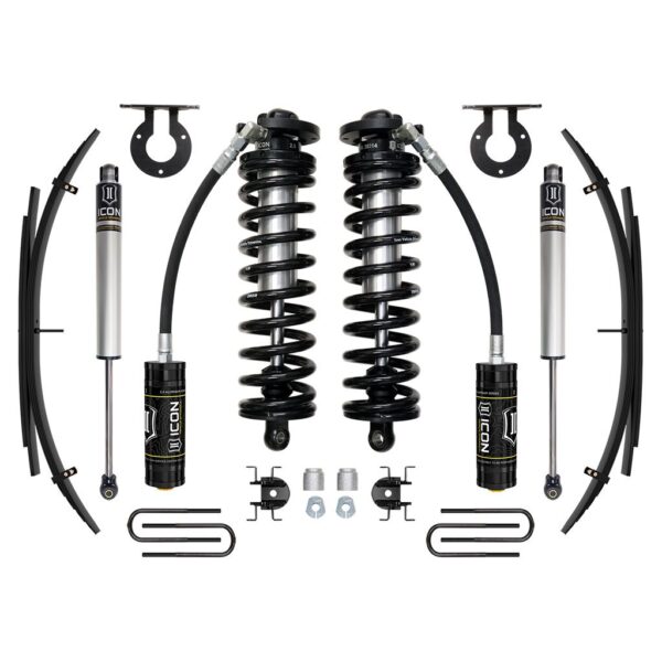 ICON 2017-2023 Ford F-250/F-350 Super Duty 4WD, 2.5-3" Lift, Stage 1 Coilover System w/ Expansion Packs